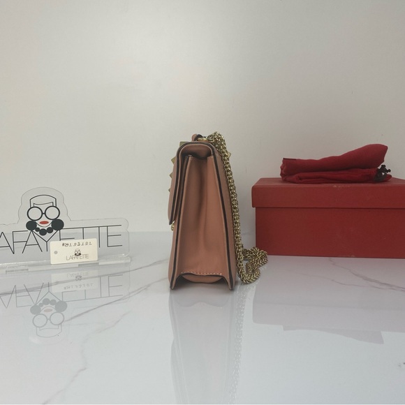 Valentino Rockstud Mini Lock Chain Bag - Picture 3 of 5